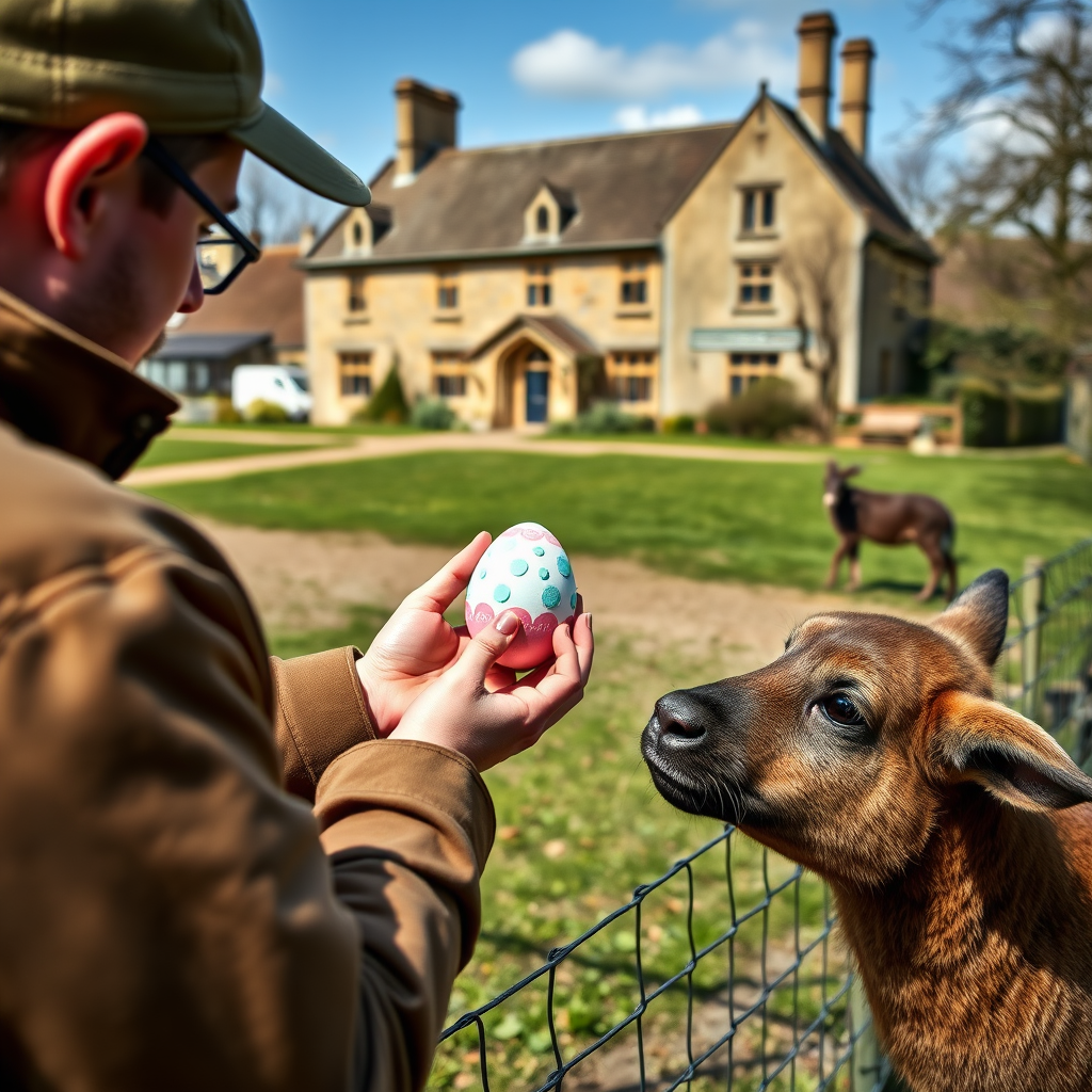 Easter goodies thrill animals at Cotswold Wildlife Park